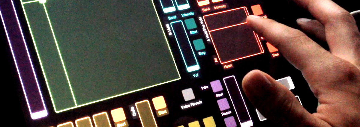 Green Glass Door Interface